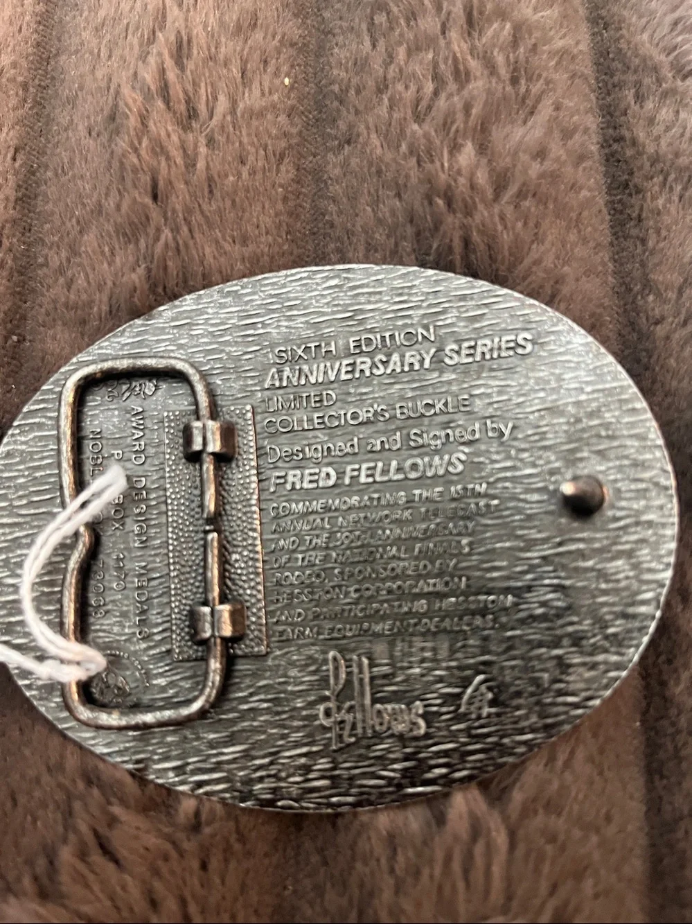 1988 NFR Finals Rodeo Buckle